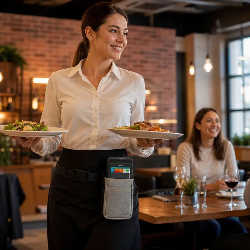 Étui robuste pour terminal de paiement Dejavoo avec ceinture ventrale réglable | Agoz