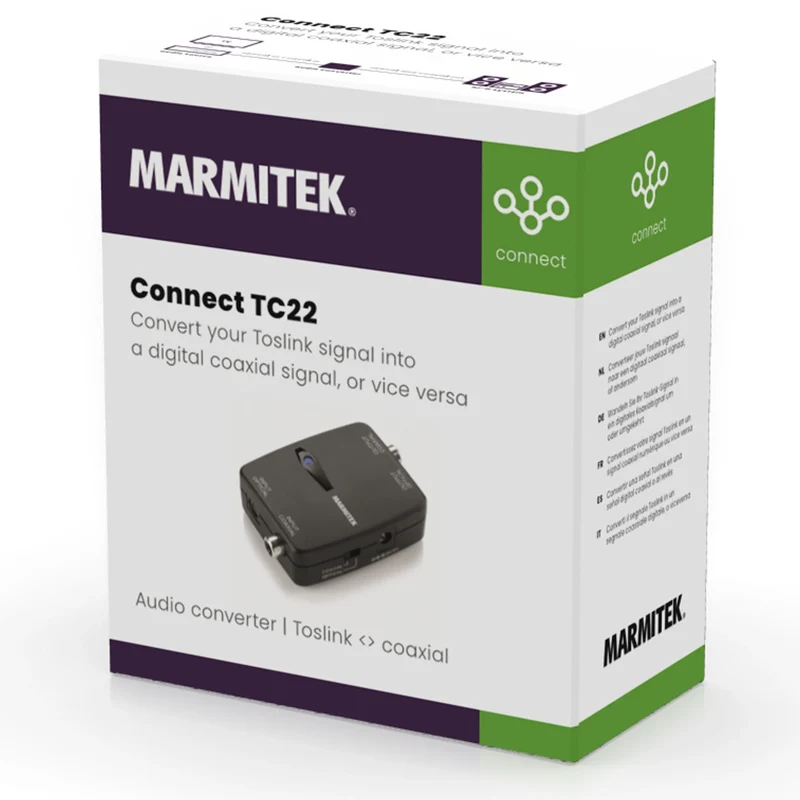 MARMITEK - Connect TC22 convertisseur audio to-coaxial - TC22