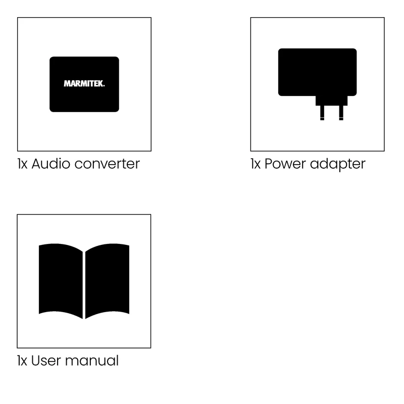 MARMITEK - Connect TC22 convertisseur audio to-coaxial - TC22