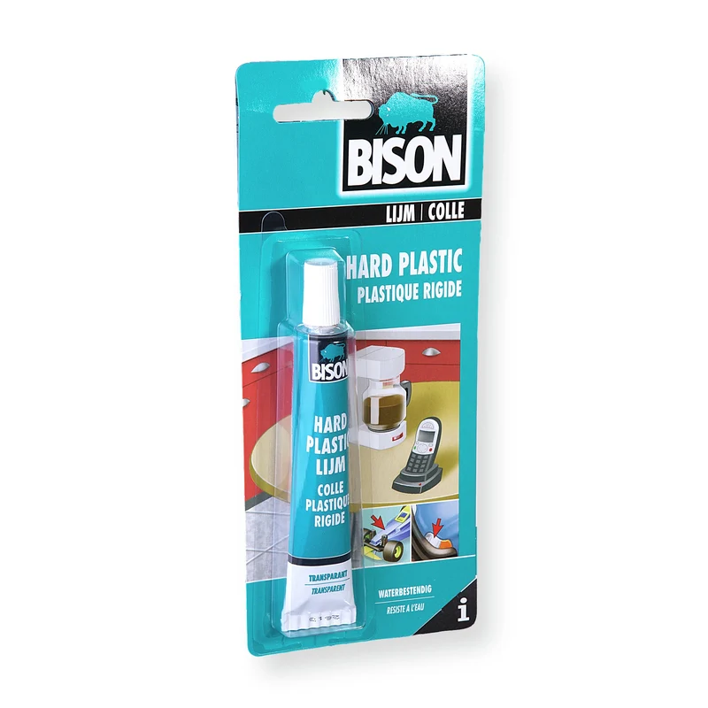 BISON - plastique dur - colle PVC 25 ml