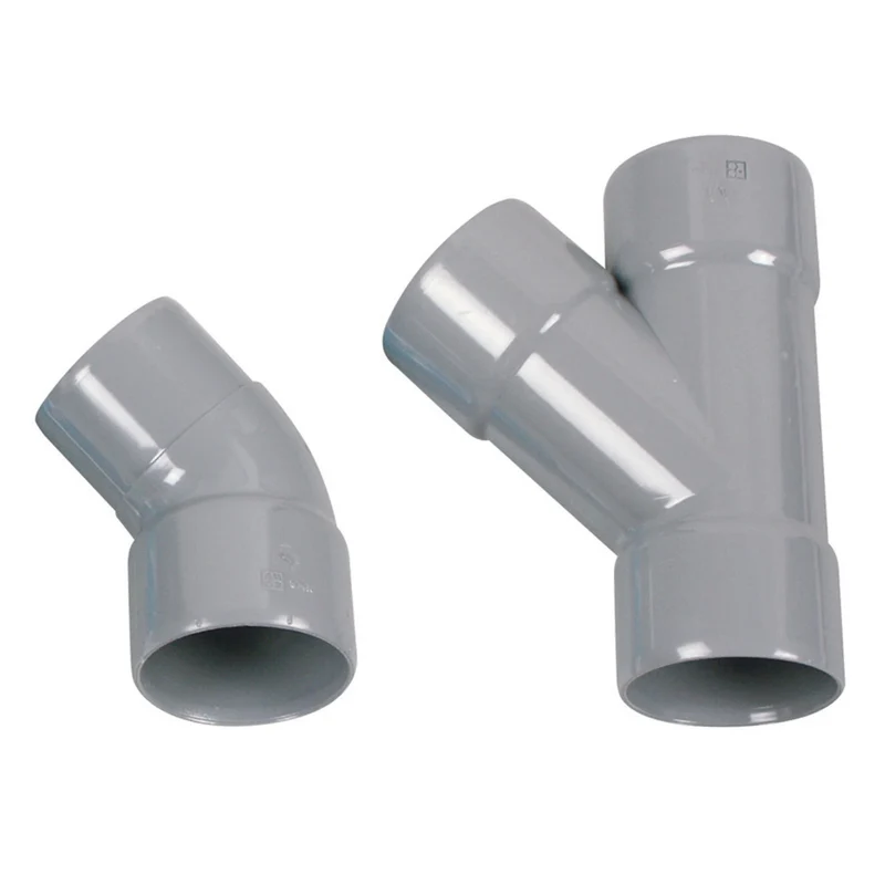 SCANPART - Condensateur de raccordement en PVC en pièces en Y (sans colle)