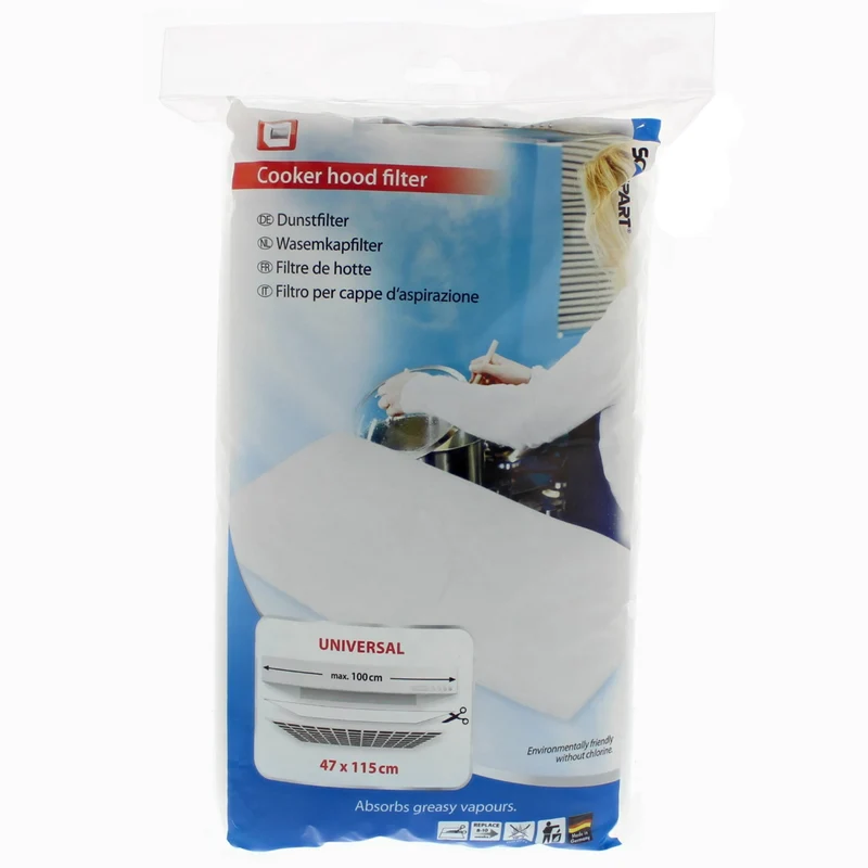 SCANPART - filtre à hotte extracteur 47x115cm compact - L002