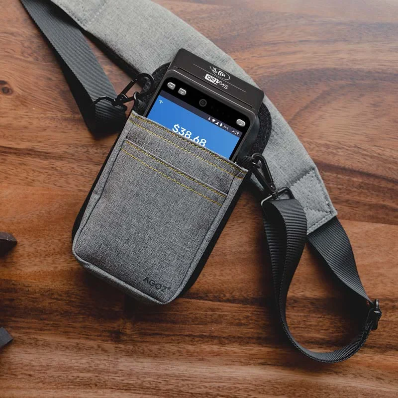 Étui pour terminal POS Shift4 avec sangle d'épaule | Agoz