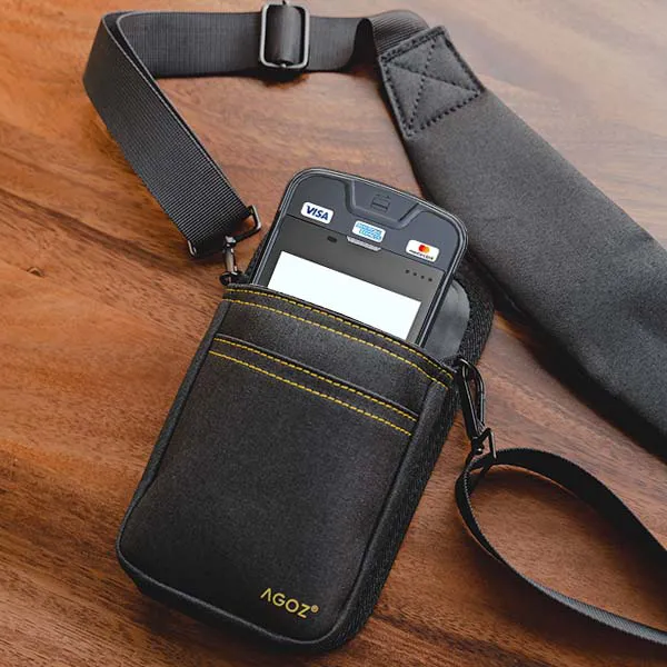 Étui mobile Urovo pour point de vente avec bandoulière crossbody
