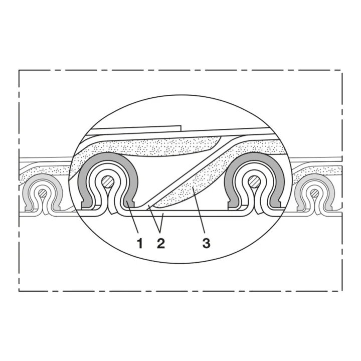 NORRES Tuyau d'aspiration et de soufflage CP HiTex 486 Ø intérieur 100-102 mm ( 4501401200 )