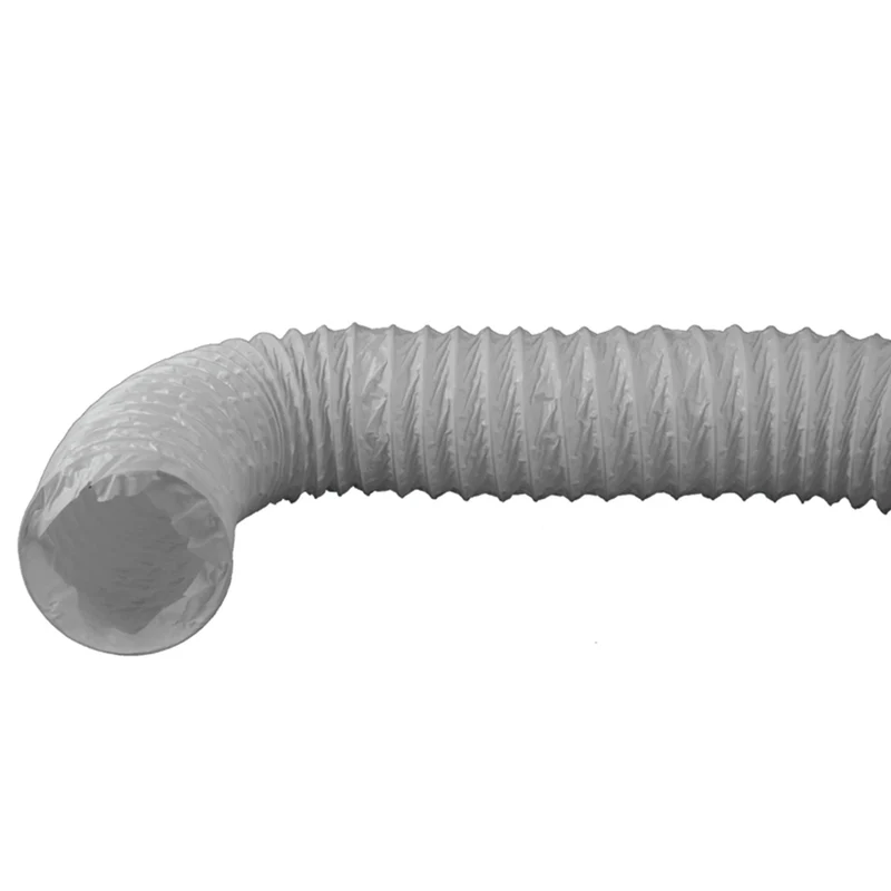 NEDCO - tuyau d’air d’échappement PVC 150 mm 15 m blanc par mètre
