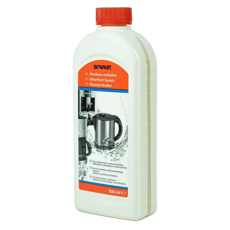 SCANPART - Détartrant R060 - Liquid 500 ml - Applicable to Fully automatic coffee machines| Espresso machines| Filter coffee machines| Kettles