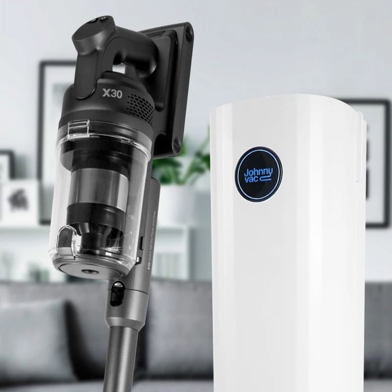 Serenity X30 Cordless Vacuum with Emptying Station – 2 × 25.9 V Batteries – Charcoal