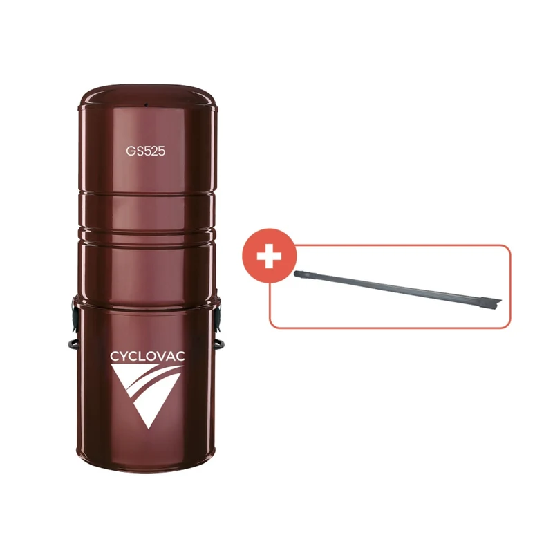 Central vacuum 525 - With bag - Retraflex attachment kit with 1 inlet and SoftTouch hose 50ft (Copie)