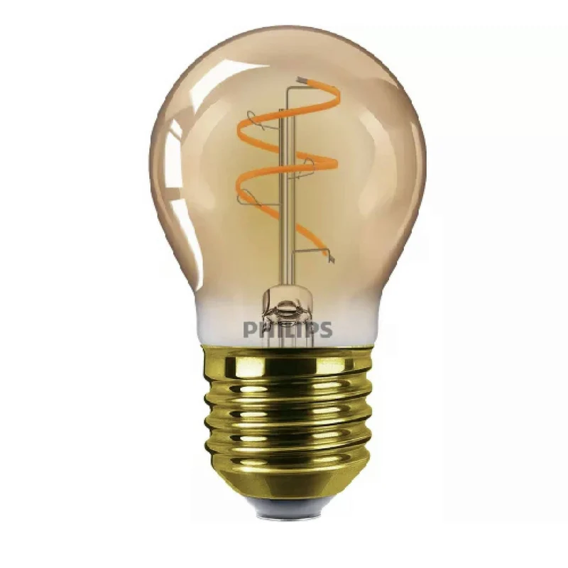 PHILIPS - Vintage Led - E27 - 15 W - 180 lumens - 1800 K - Flamme - Poire