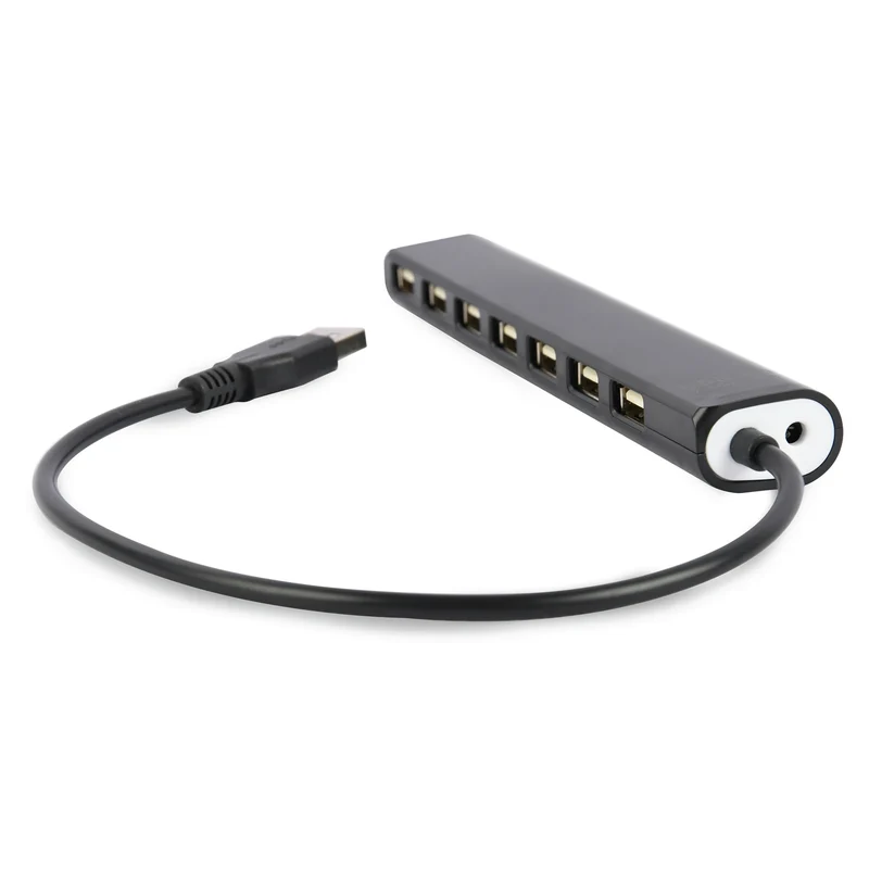 GEMBIRD - Station d’amarrage - USB-A (Homme) - 7 x USB-A (Femelle) 0.15 m USB 2.0