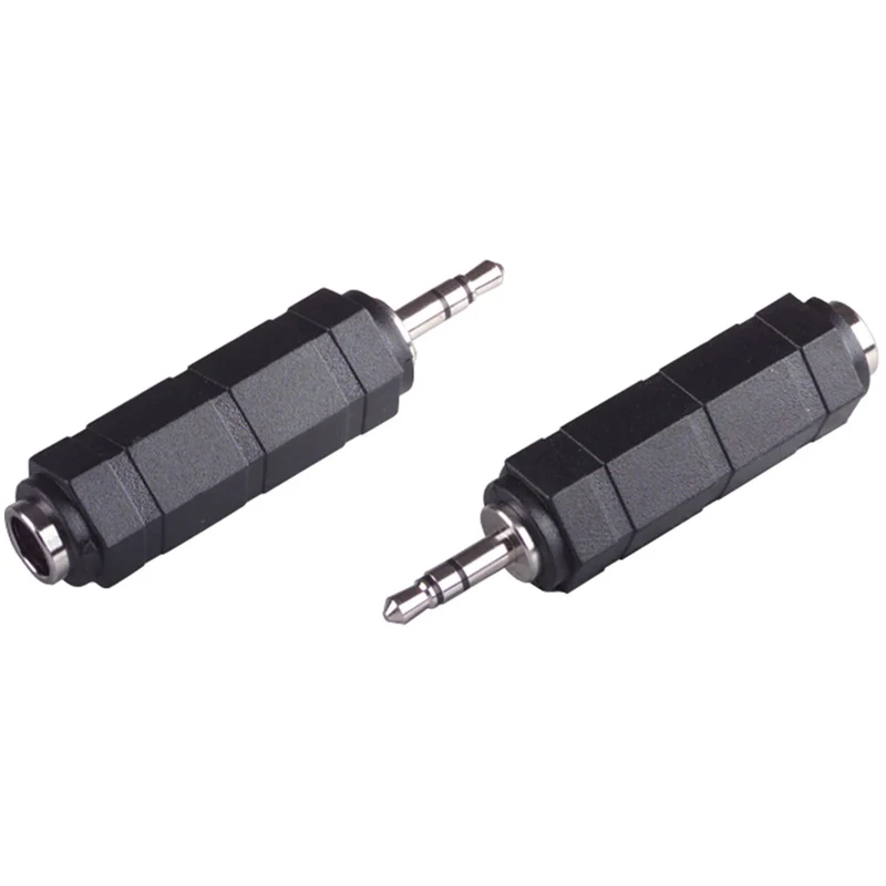SCANPART - Connecteur - Adaptateur - Jack-eau 6,5 mm (Femelle) - Jack 3,5 mm (Mâle) Stéréo|3 pôle|Casque Adapater