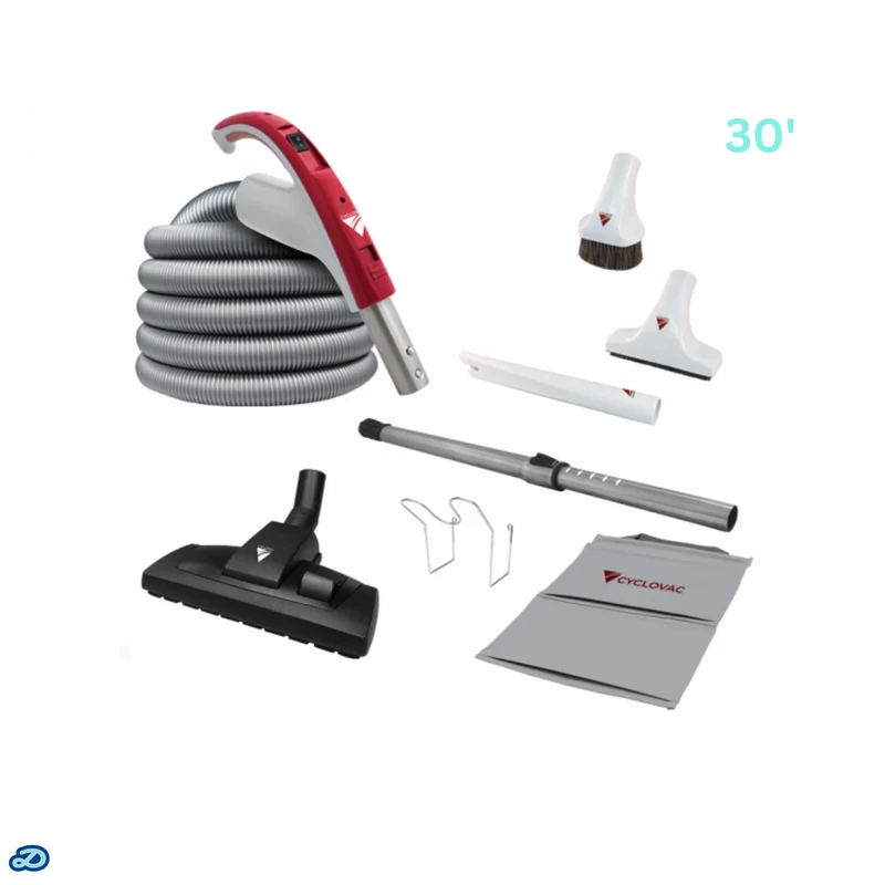 Attachment kit 24V with Europa brush floor and carpet combination (30')