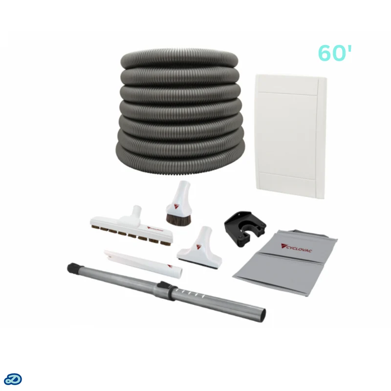 Retraflex attachment kit with SpeedyFlex hose and Super Luxe brush (60')