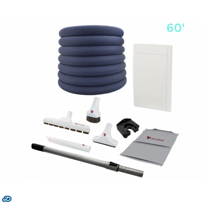 Retraflex attachment kit with SoftTouch hose and Super Luxe brush (60')