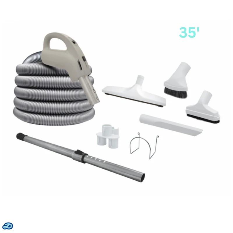 Attachment kit 24V Super Pack with Super Flex hose and On/Off handle (35')