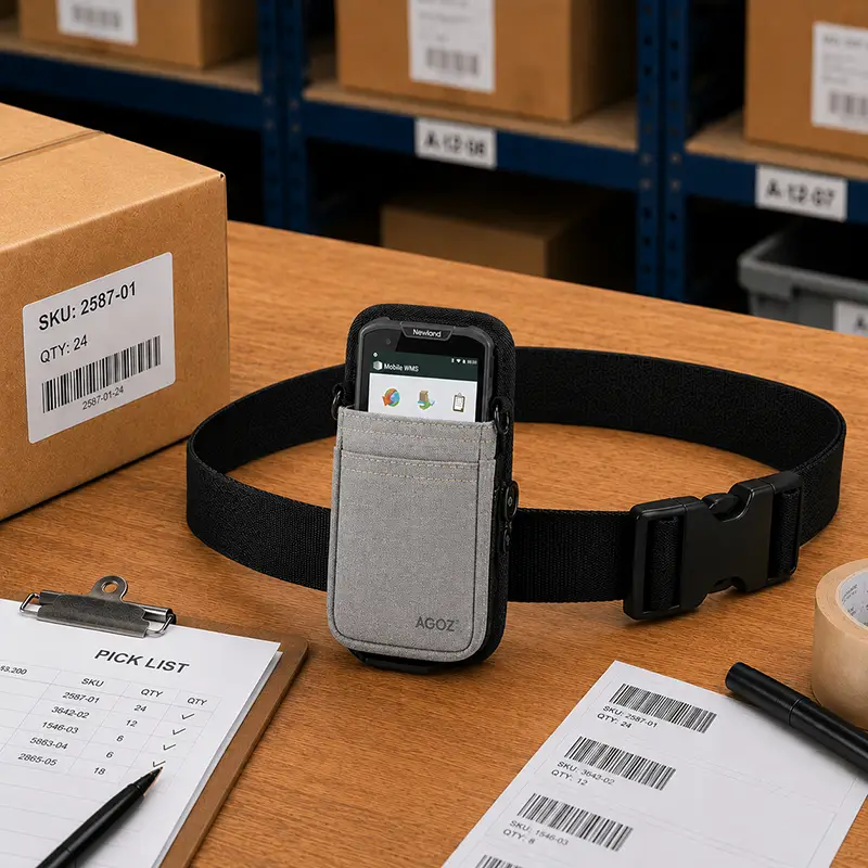 Étui ceinture pour scanner portable Newland pour gestion des stocks | Agoz