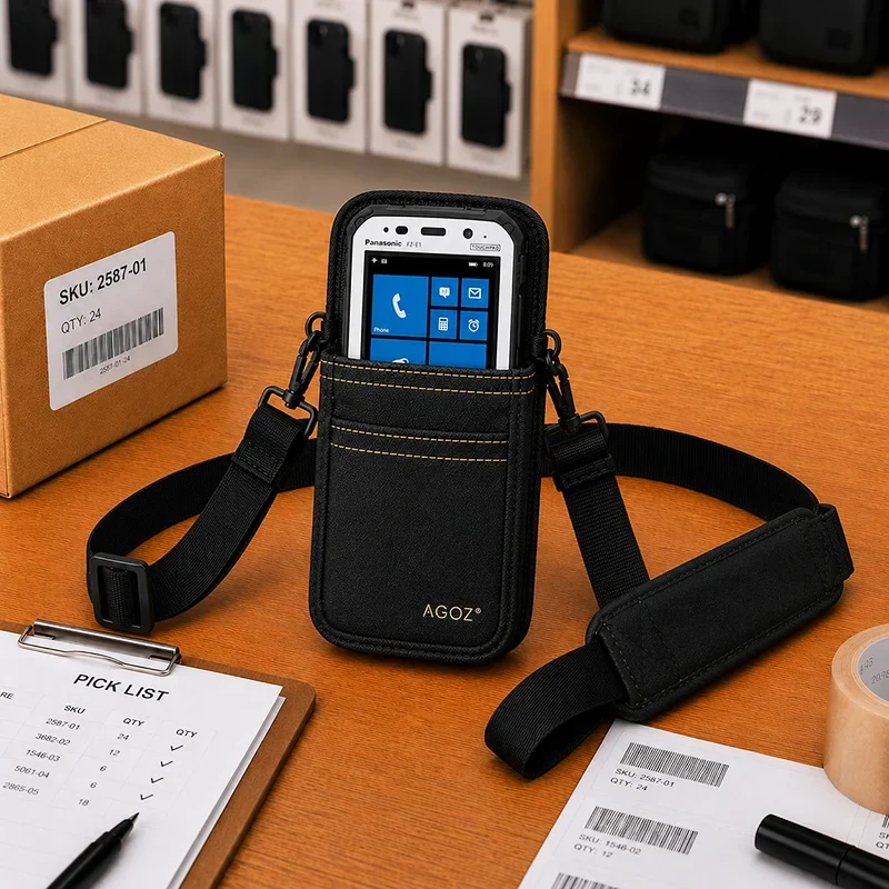 Étui bandoulière Panasonic Toughbook pour mobilité sur le terrain | Agoz