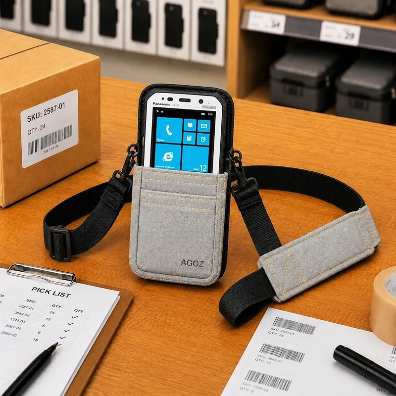 Étui bandoulière Panasonic Toughbook pour mobilité sur le terrain | Agoz