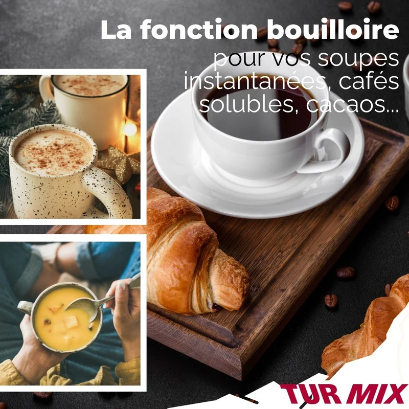 Théière bouilloire électrique 2 en 1 Turmix