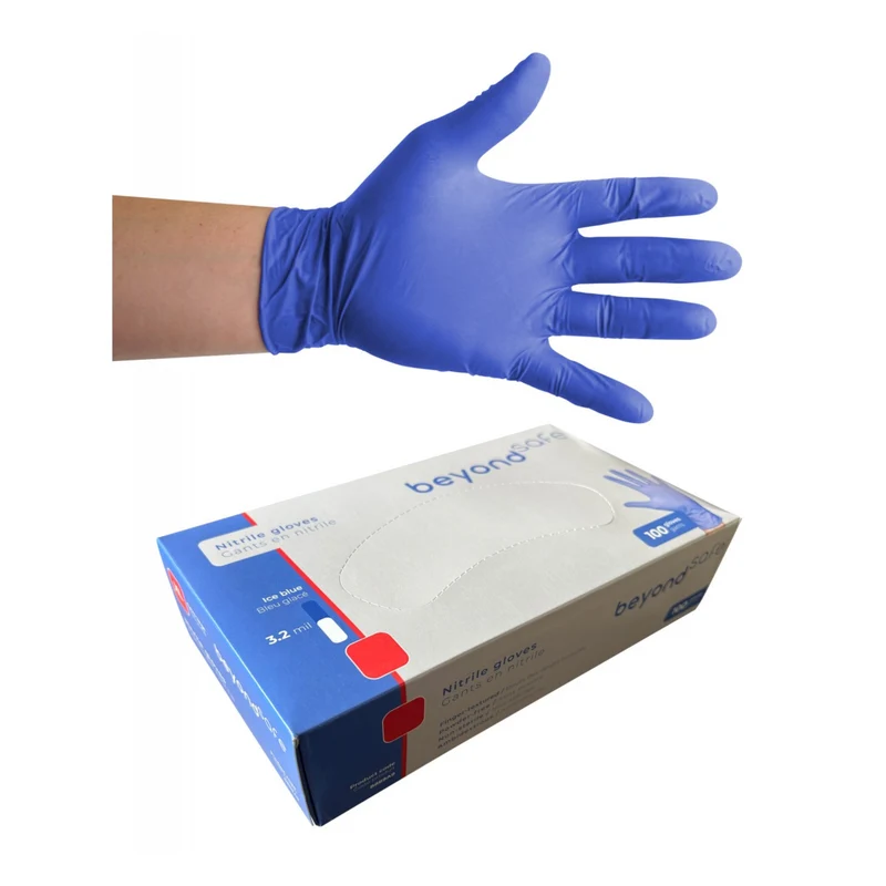 Nitrile Disposable Gloves - Large - box of 100