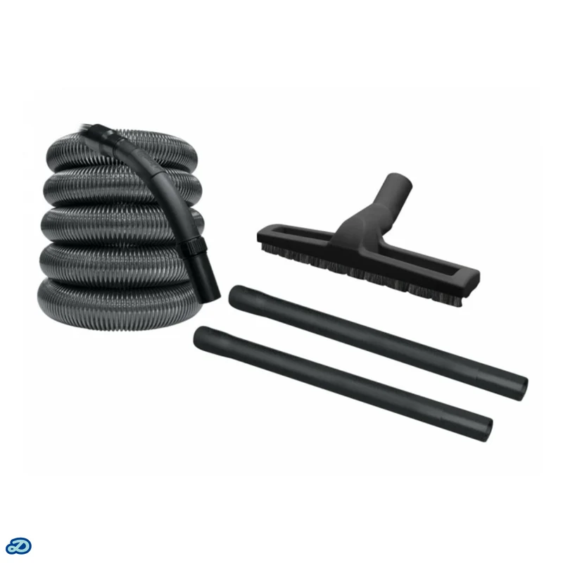 Kitchen hose stretch attachment kit - 30 ft (9.14 m) - With floor brush and 2 wands included