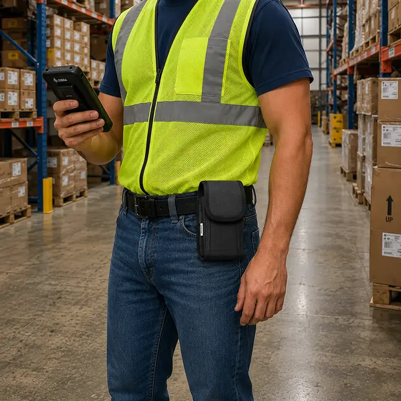Coque robuste Datalogic pour appareil portable avec clip ceinture pour travail logistique | Agoz