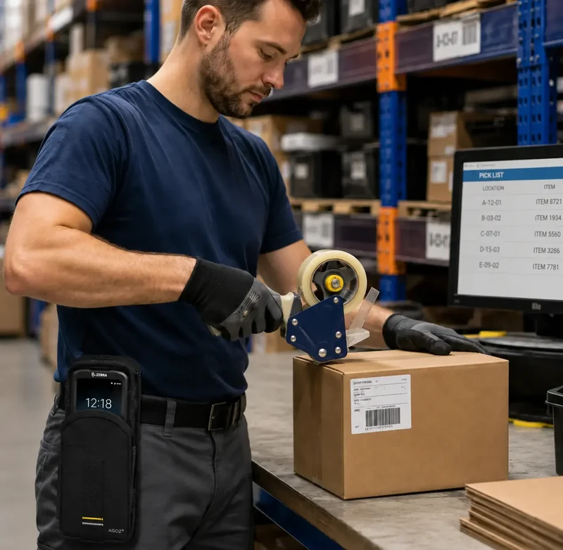 Étui mobile Zebra No-Grip pour équipes de travail | Agoz
