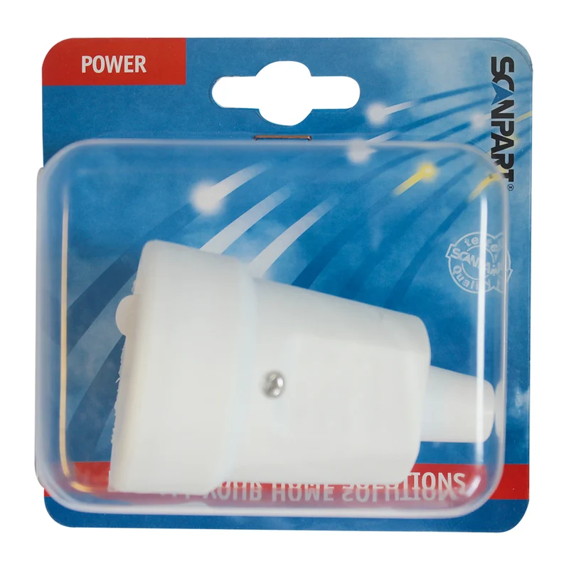 SCANPART - Prise de contraste - Douille femelle 230 V (femelle) - 3-pôles Avec mis à la terre|PVC souple