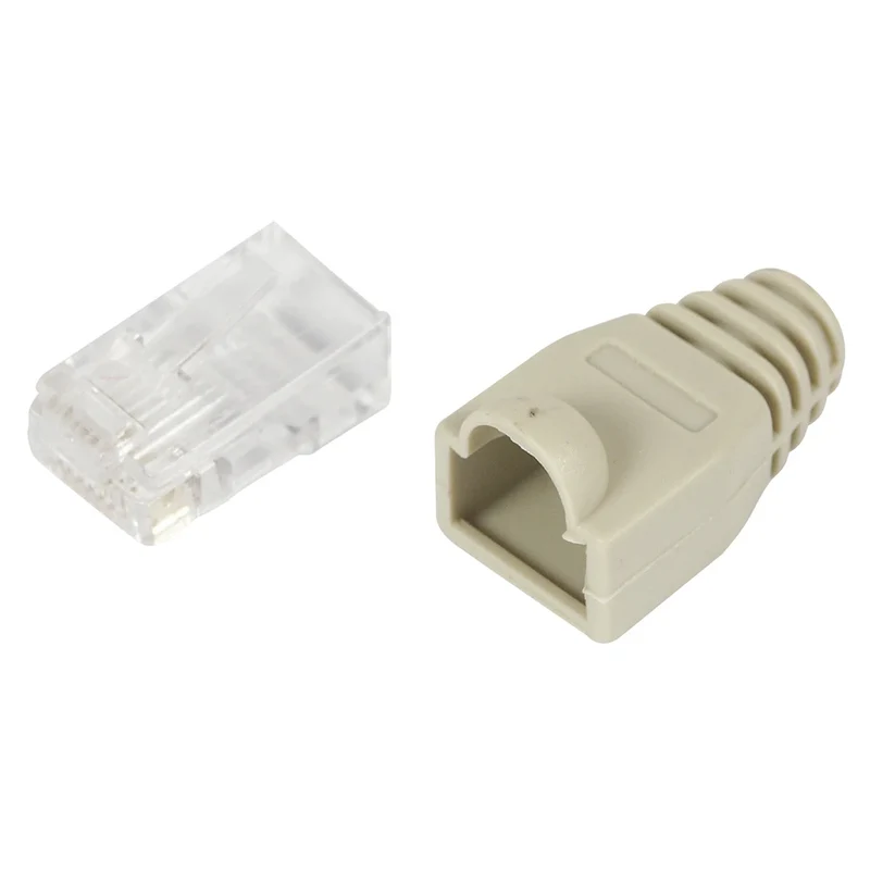 SCANPART - Prise - RJ45 - CAT6 (Homme) - Câble UTP
