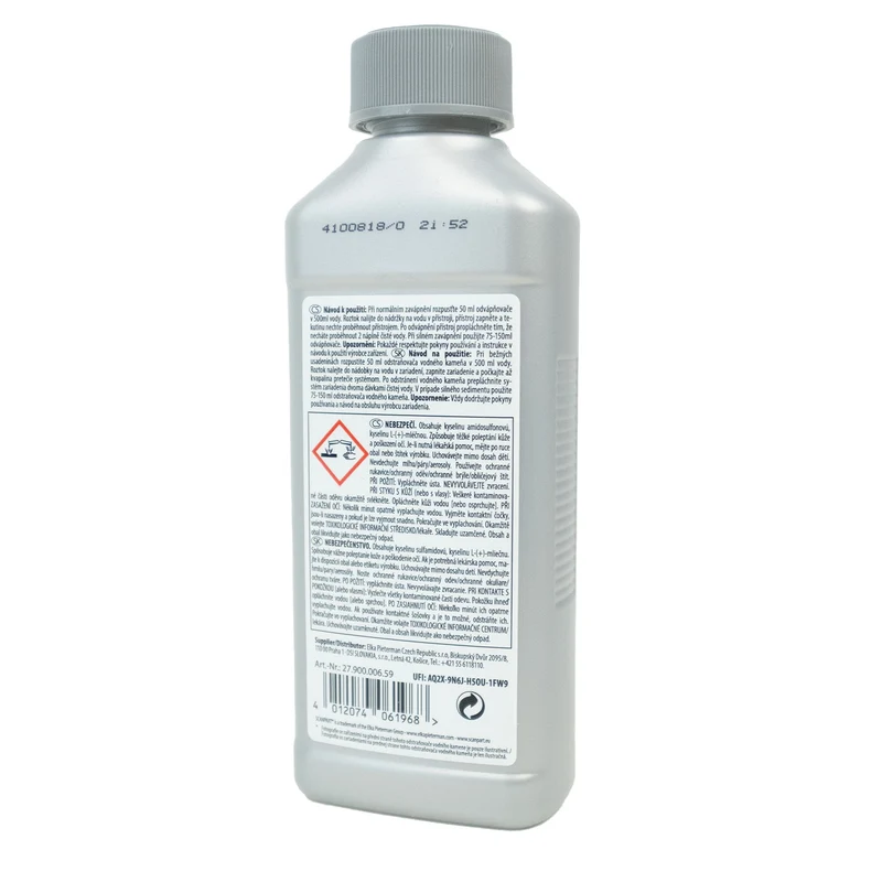 SCANPART - Détartrant - Liquid 250 ml - Applicable to Fully automatic coffee machines