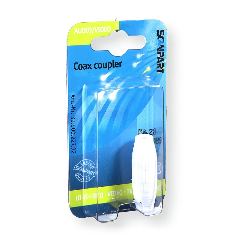 SCANPART - Connecteur - Adaptateur - COAX - COAX - À visser|Plastique