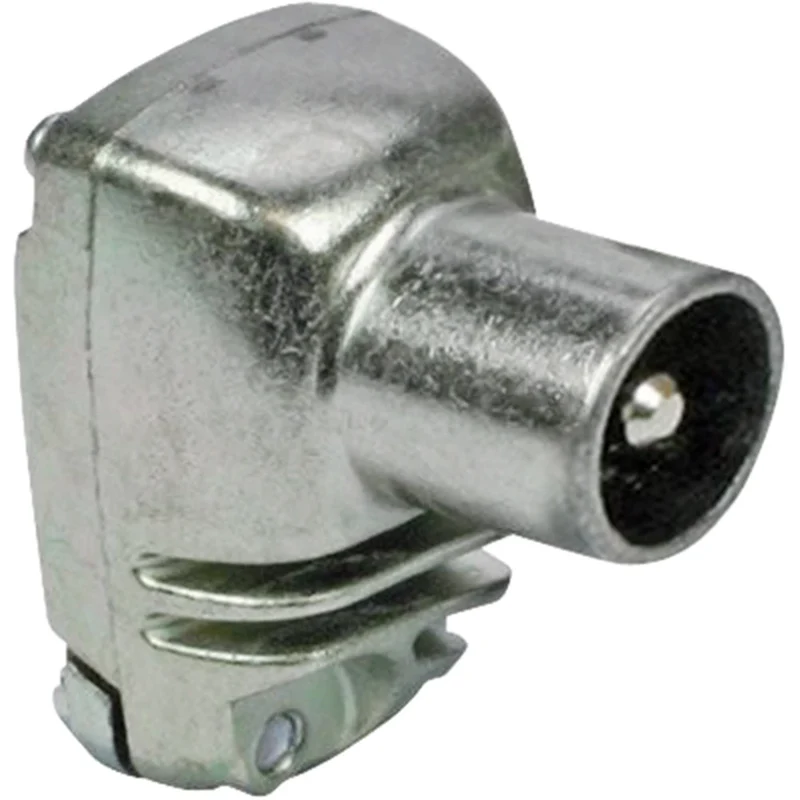 TECHNETIX - Prise - COAX - COAX (Mâle) - Haaks - Enfichable | Coudé|Vissé|Compatible Ziggo|Kabelkeur