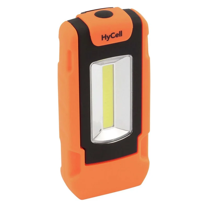 HYCELL COB - LED - Lumière de travail à LED - Orientable - Rotatif - 3 x AAA - 1 W - 128 Lumen - 5000 K - Brillant - Torche