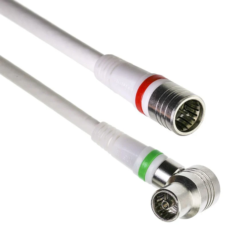 TECHNETIX - Câble de connexion COAXIAL - F-connector (Mâle) - COAX (Mâle) - Haaks - 1,5 m