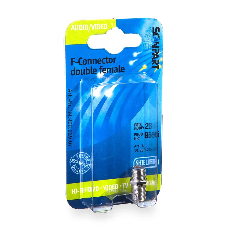 SCANPART - Connecteur - Adaptateur - F-connector (Femelle) - F-connector (Femelle)