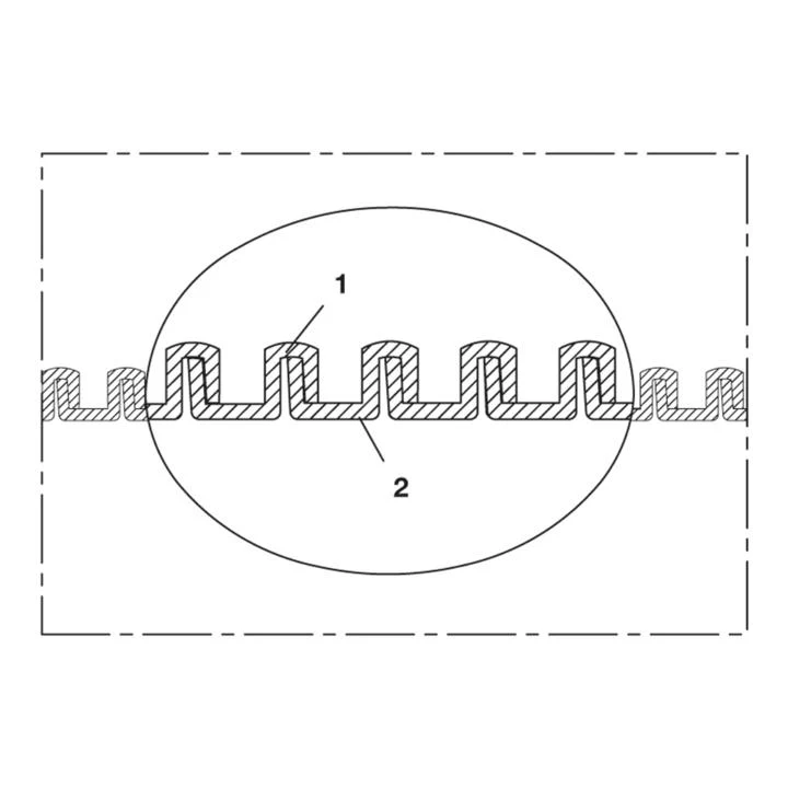 NORRES Tuyau d'aspiration EVA 373 Ø intérieur 50-51 mm ( 4501400684 )