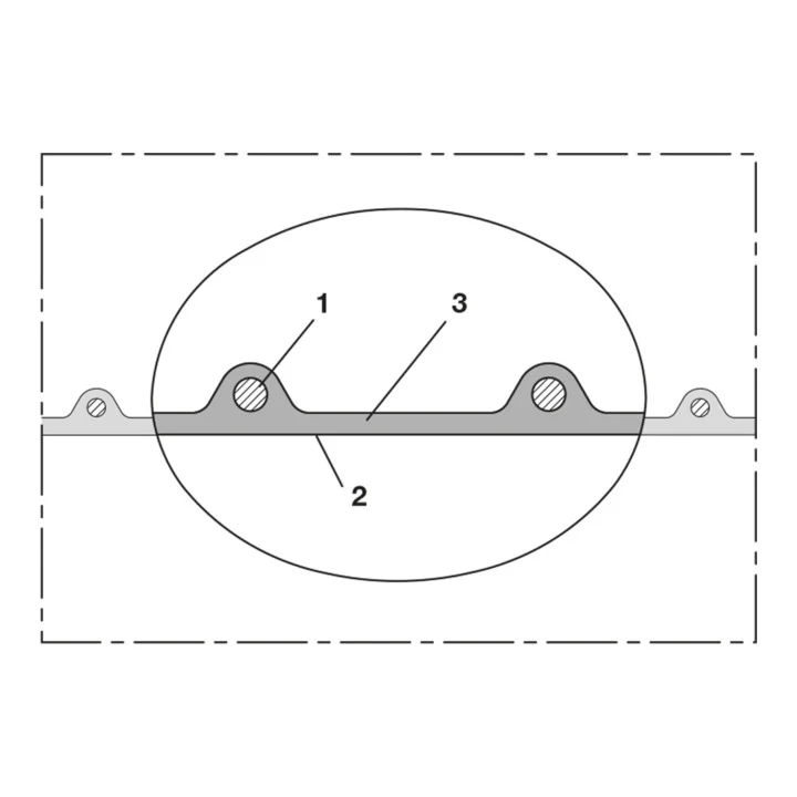 NORRES Tuyau d'aspiration et de transport AIRDUC(R) PUR 351 FOOD Ø intérieur 225 mm Ø extérieur 234,00 mm ( 4501404695 )