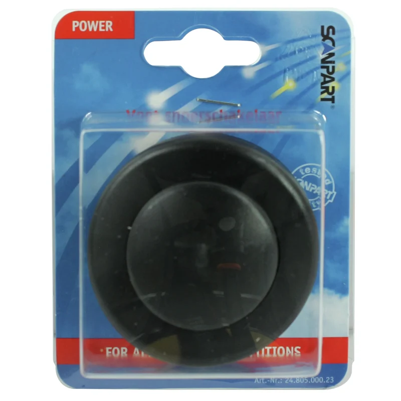SCANPART - Commutateur de sol - Câble 230 V - 2 pôles - Câble 230 V - 2 pôles Kema Keur