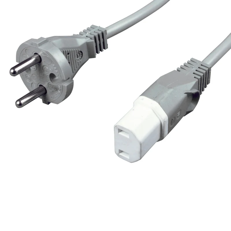 MARQUE MAISON - Cordon d’aspirateur - Prise 230 V (mâle) - C17 (Femme) 10 m 2 x 0.75 mm Adapté à Nilfisk