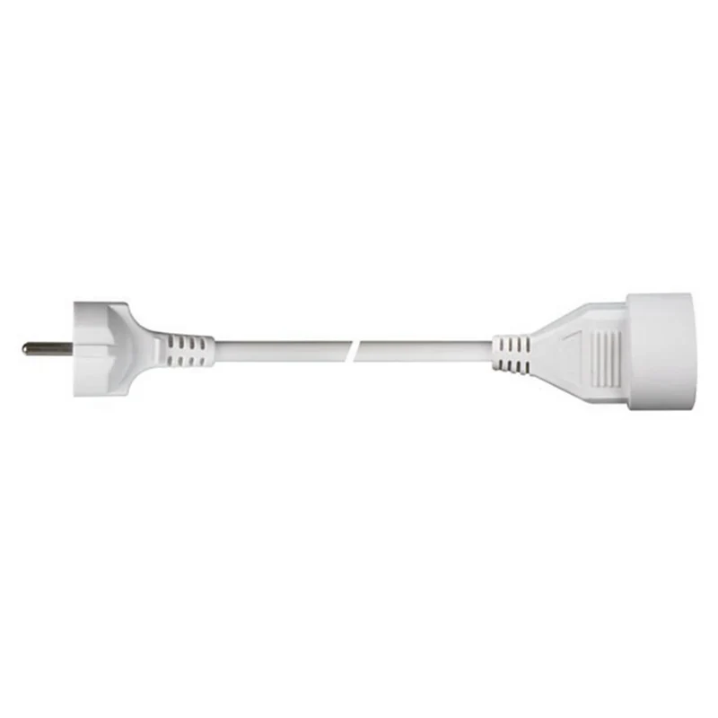 MARQUE MAISON - Câble d’extension - Prise 220 V (mâle) - Prise 220 V (femelle) + broche de terre 3.0 m 3 x 1.5 mm Version belge + verrouillage de sécurité enfant