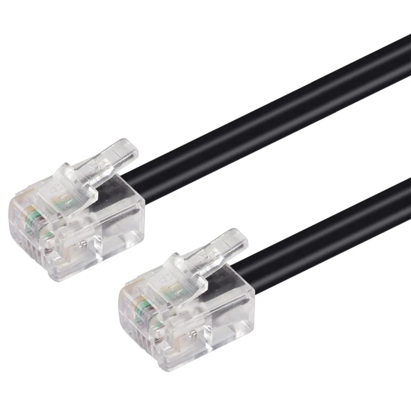 MARQUE MAISON - Câble de connexion téléphonique - Connexion modulaire 6P4C - RJ12 - Connexion modulaire 6P4C - RJ12 3.0 m