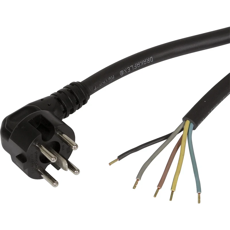 MARQUE MAISON - Câble de connexion Perilex - Perilex (Homme) - incliné - Câble 400V 2.0 m 5 x 1.5 mm Bouchon moulé