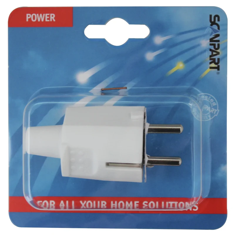 SCANPART - Prise - Prise 230 V (mâle) - 3-pôles Avec mis à la terre|PVC souple
