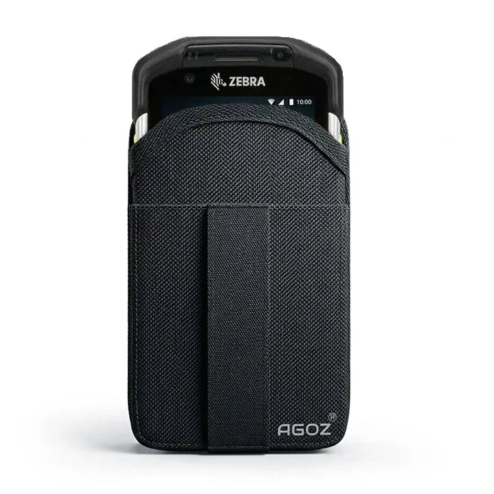 Étui pour ordinateur scanner mobile Zebra TC77 avec clip ceinture et boucle de qualité militaire | Agoz