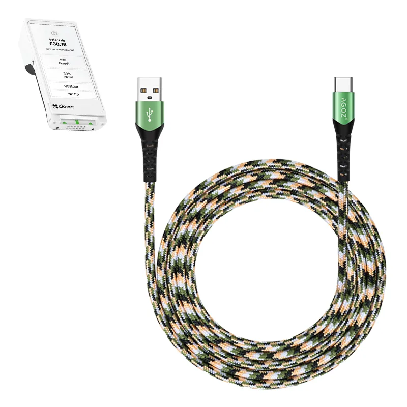 Câble de charge USB-C Chargeur rapide pour terminal de point de vente Clover Flex