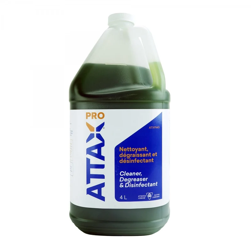 Cleaner, Degreaser & Disinfectant (Concentrated) - 1,06 gal (4 L) - Attax ® Pro