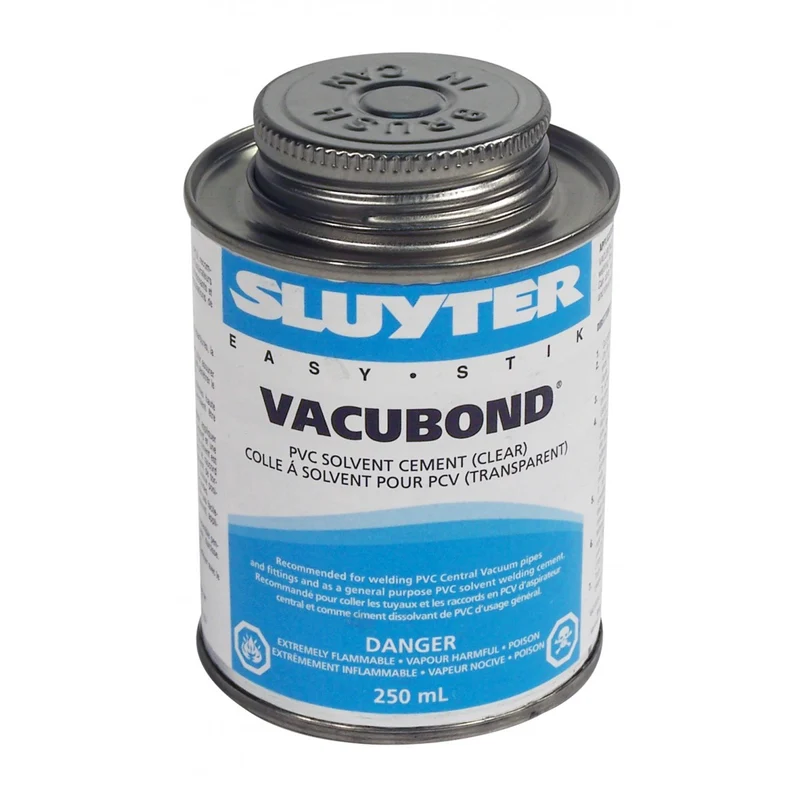 Pvc Solvent Glue - 250 ml - Clear - for Central Vacuum