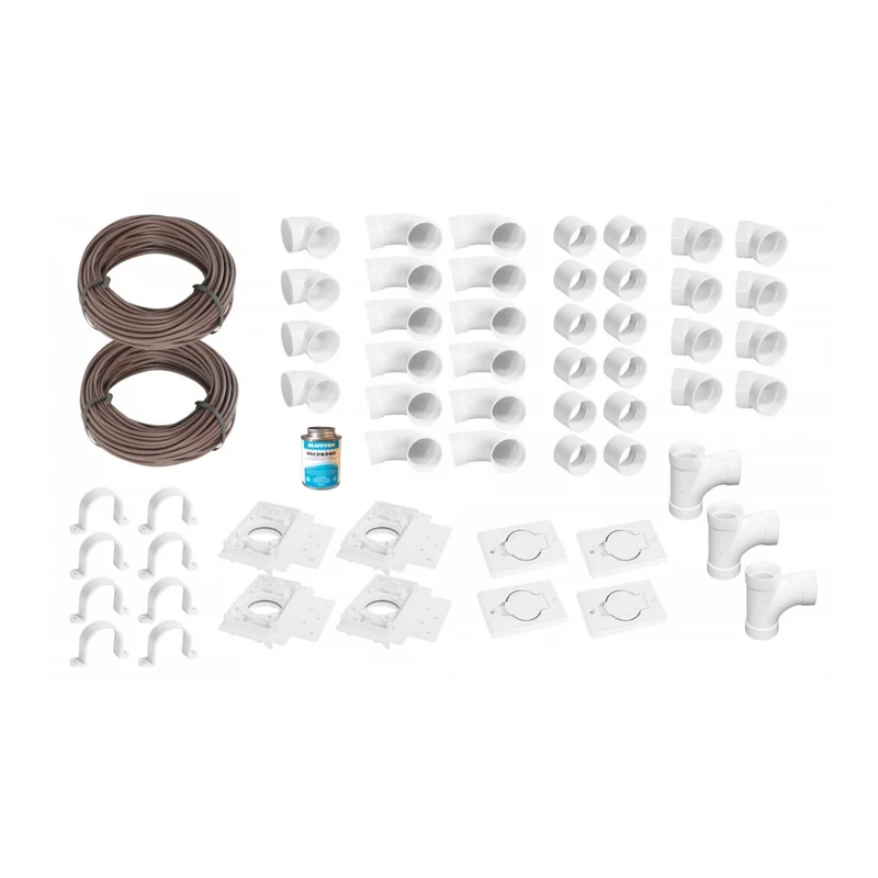 Installation Kit for Central Vacuum - 4 Inlets