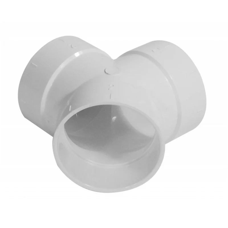 45° Elbow - Double "TY" Fitting - For Central Vacuum Installation